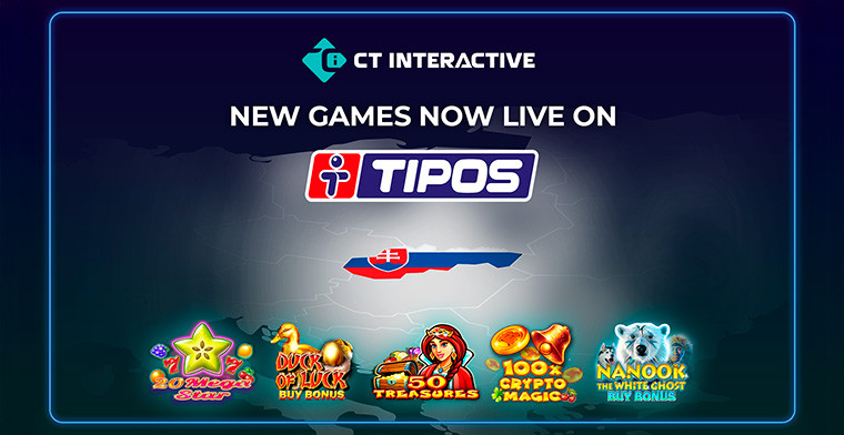 CT Interactive lança novo catálogo de jogos na Tipos.sk