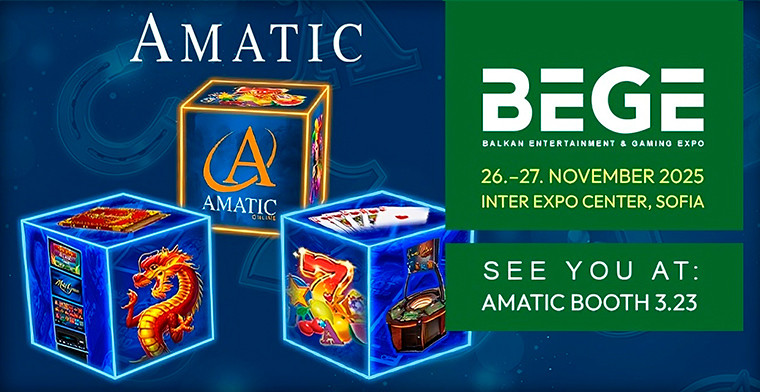 BEGE 2025: Amatic to Showcase Innovative Land-Based and Online Gaming Solutions