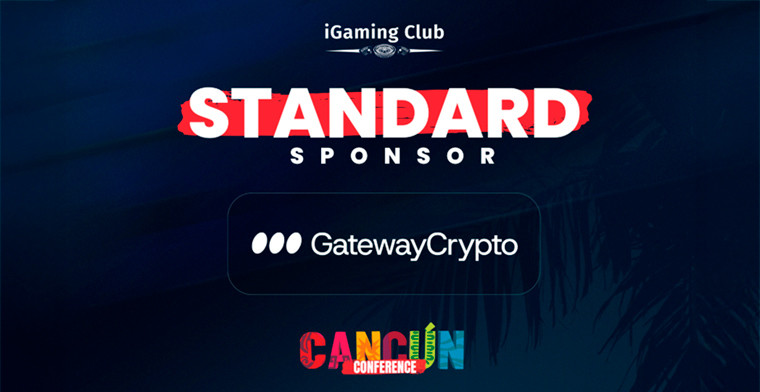 GatewayCrypto como Patrocinador Standard da iGaming Club Conference Cancun
