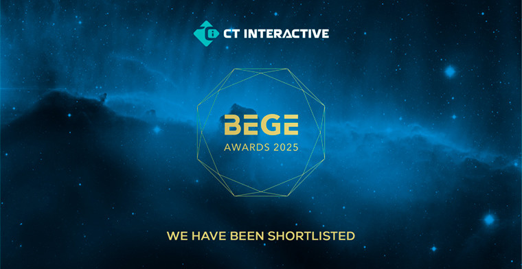 CT Interactive shortlisted in three categories at the BEGE Awards 2025