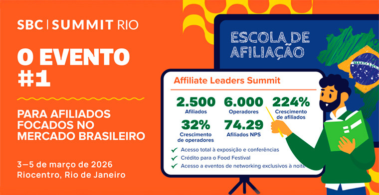 SBC Summit Rio 2026: O evento indispensável para afiliados que buscam crescer no Brasil