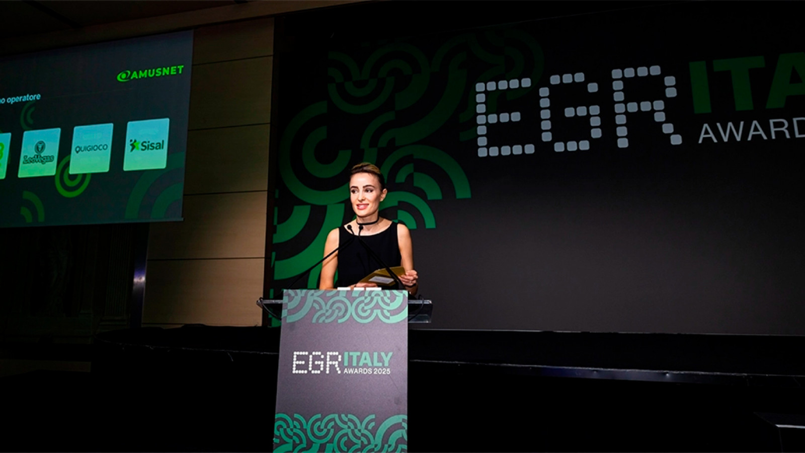 EGR Italy Awards 2025: Amusnet Italy volta a ser o Patrocinador Principal