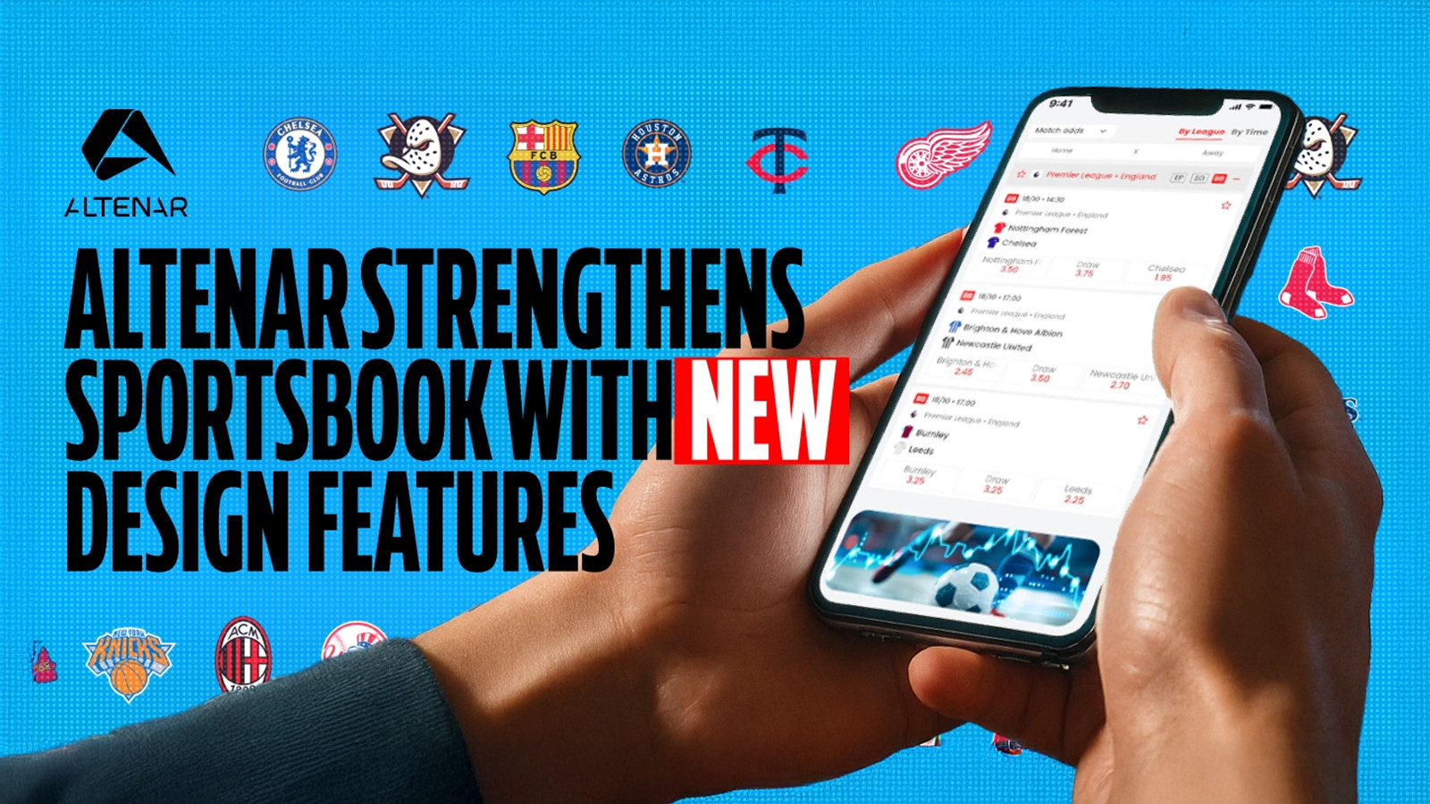 Altenar revela o redesign moderno de sua sportsbook com melhorias visuais e uma experiência do usuário otimizada