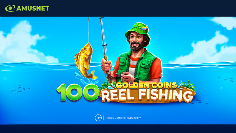 Amusnet renueva su aventura de pesca con “100 Golden Coins: Reels Fishing”