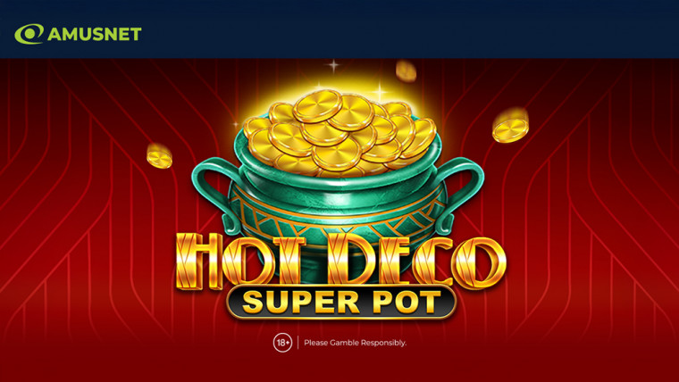 Experience Art Deco Elegance with Amusnet’s Hot Deco Super Pot