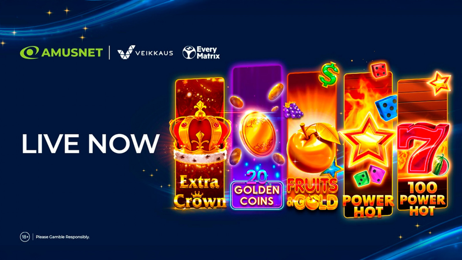 Amusnet Gaming Lança seus Principais Títulos de Slots Finlandeses por meio de Parceria com a EveryMatrix