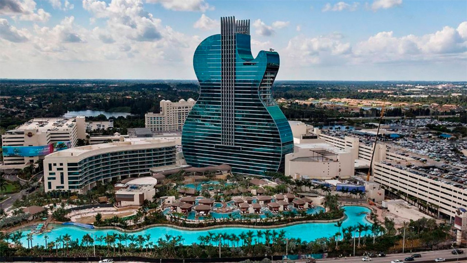 Hard Rock Casino Las Vegas Guitar Hotel Takes Shape Ahead of 2027 Opening