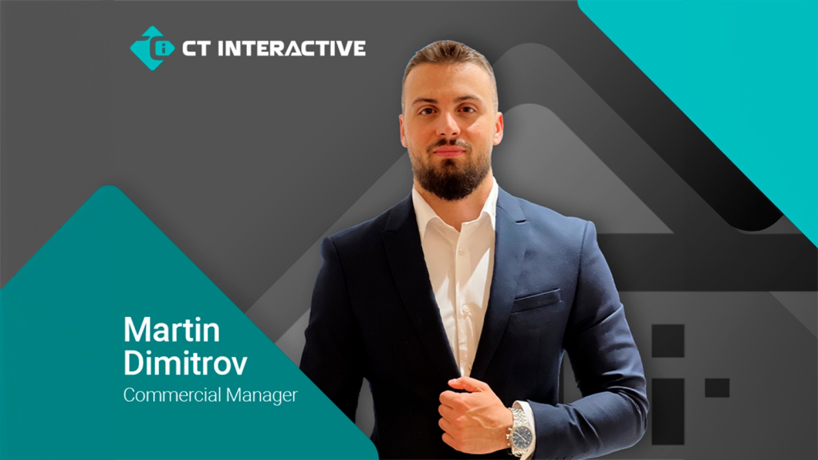 Martin Dimitrov asume el cargo de Director Comercial en CT Interactive
