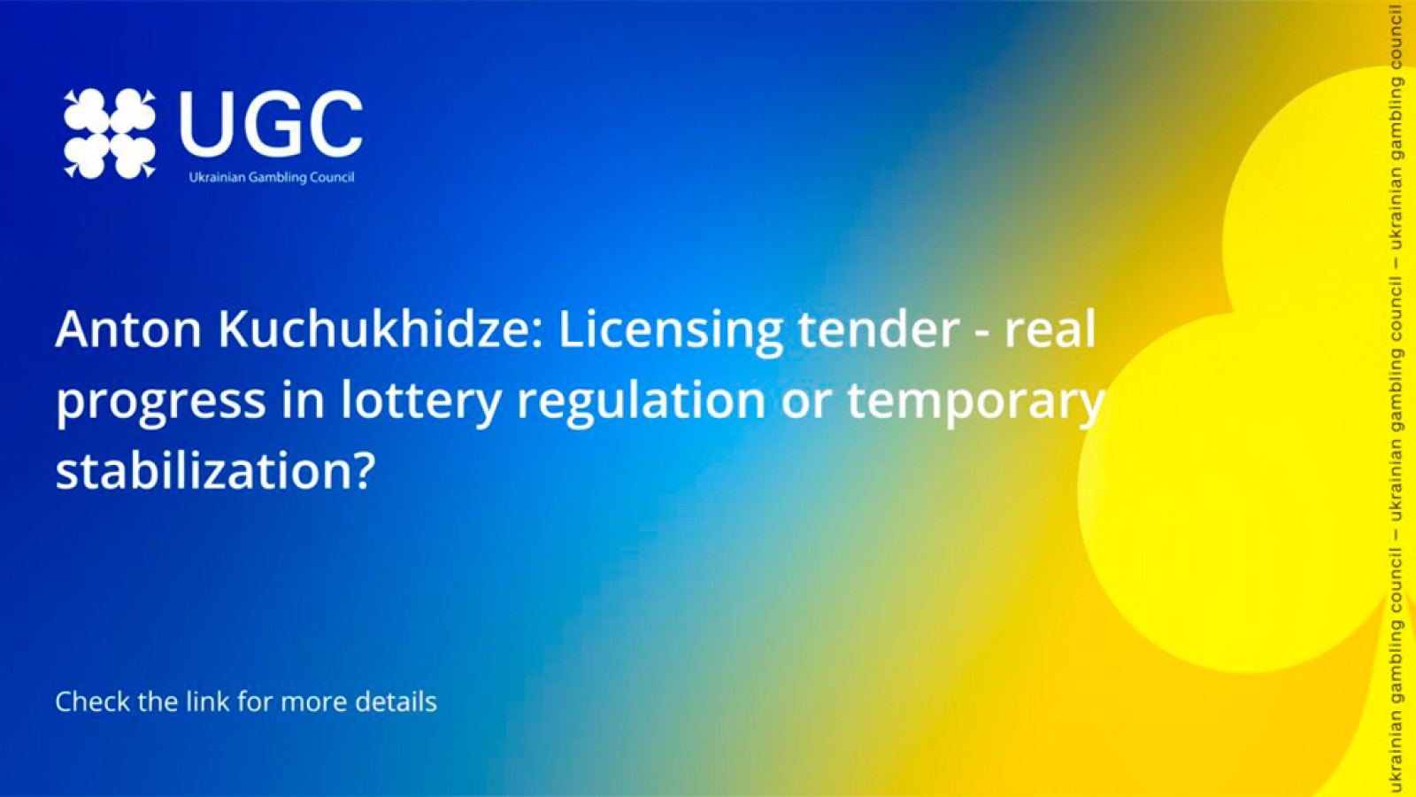 Lottery Licensing in Ukraine: Reform Breakthrough or Temporary Market Freeze?