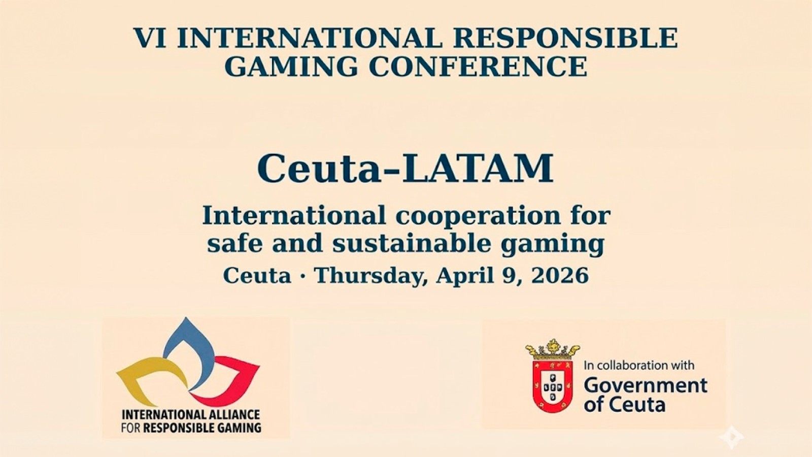 Ceuta se prepara para a VI Jornada Internacional de Jogo Responsável CEUTA-LATAM com foco na cooperação institucional