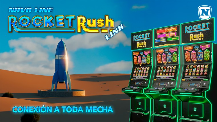 NOVOMATIC Spain presenta NOVO LINE Rocket Rush Link