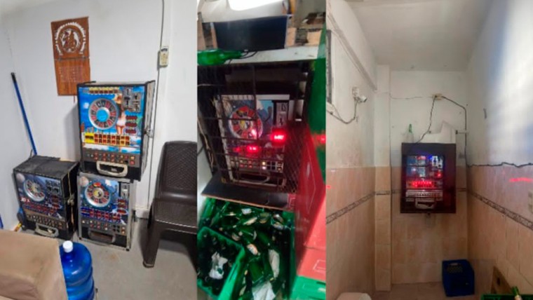 Operativo contra máquinas tragamonedas ilegales en República Dominicana