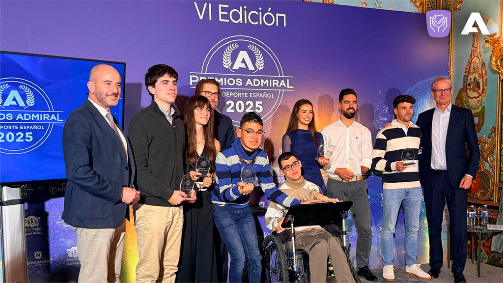NOVOMATIC Spain Celebrates the Excitement at the 6th ADMIRAL Awards Gala for Spanish Sport