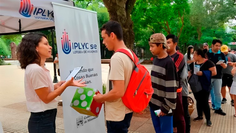 El IPLyC de Misiones impulsa acciones de concientización en Posadas por el Mes del Juego Responsable