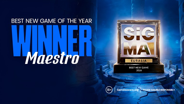 Galaxsys wins "Best New Game 2026" award at SiGMA Eurasia Awards with "Maestro"