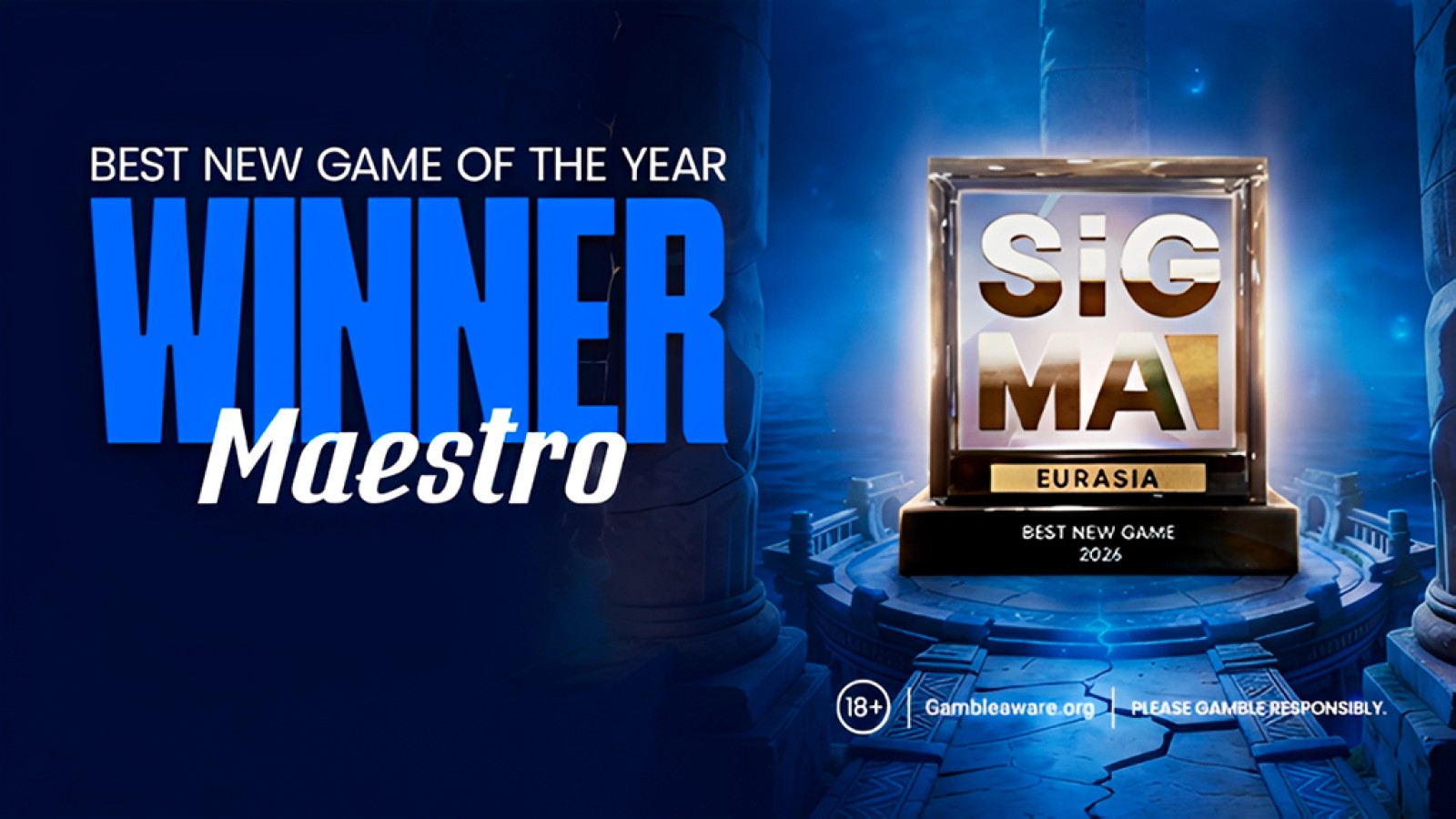 Galaxsys wins "Best New Game 2026" award at SiGMA Eurasia Awards with "Maestro"