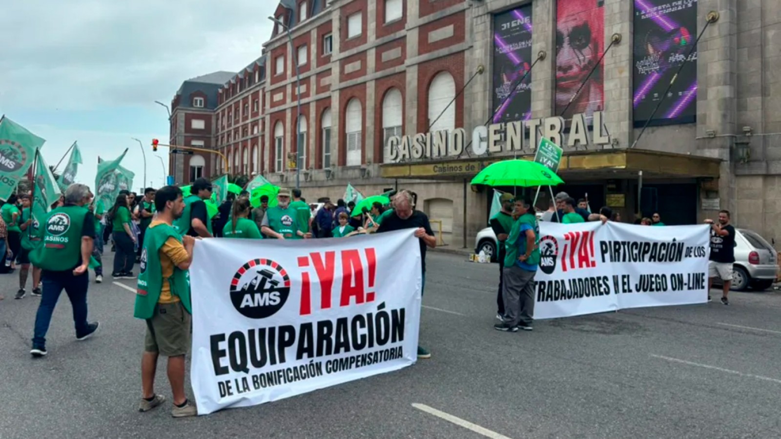 Tensión por Paro total en casinos bonaerenses por reclamos salariales