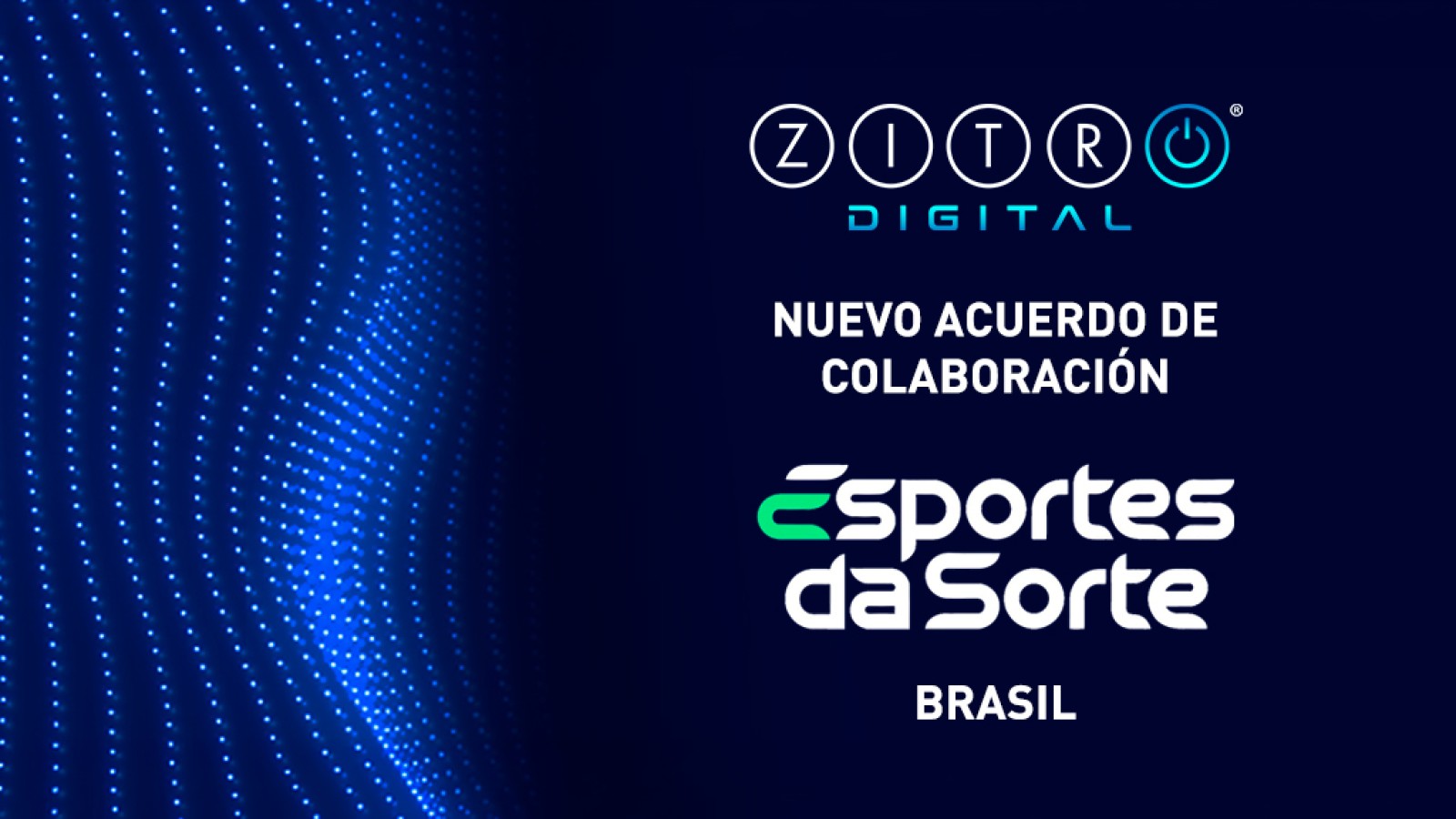 Zitro Digital se expande en Brasil de la mano de Esportes da Sorte