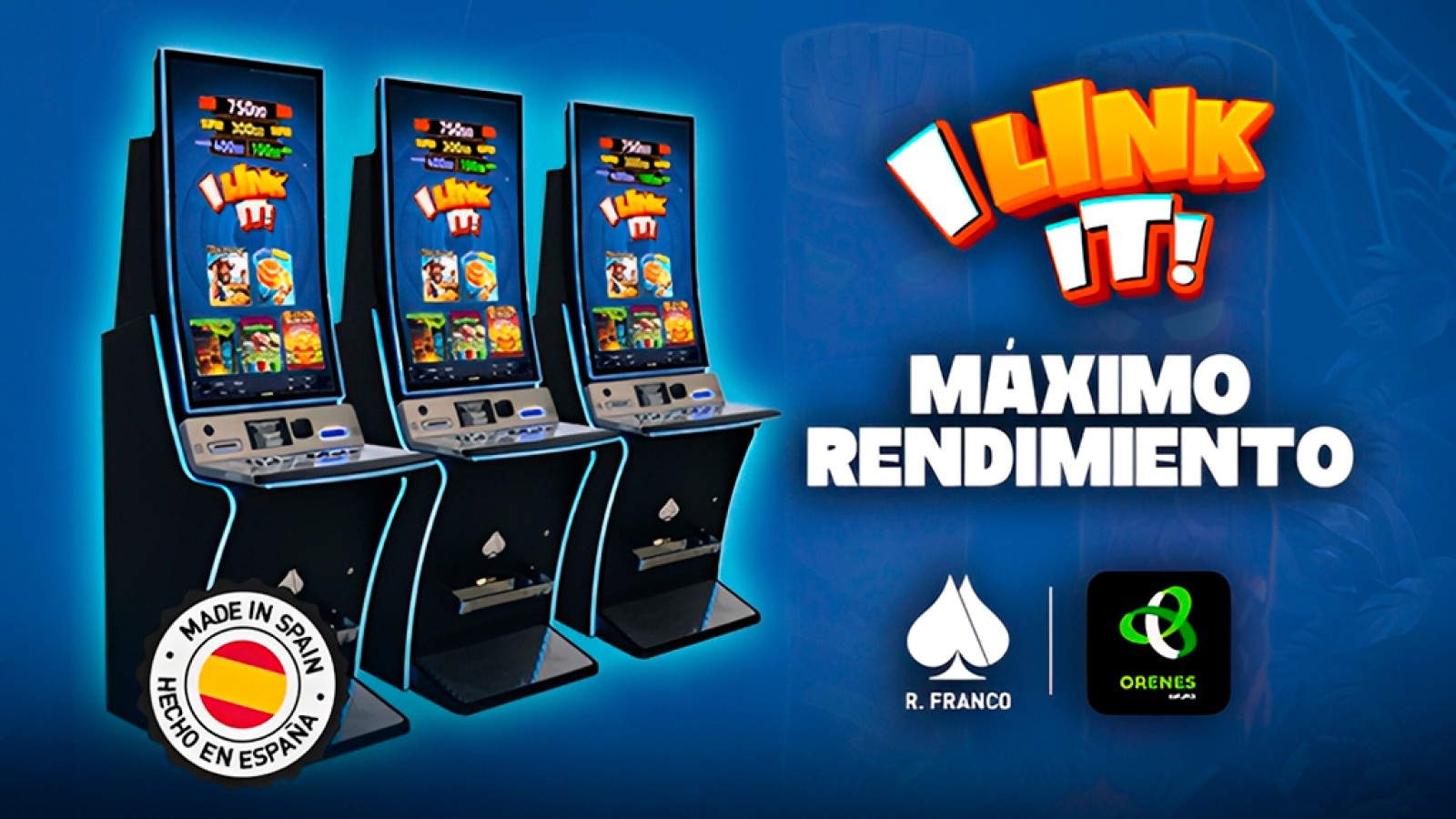 R. Franco installs a thousand "I Link It" machines in Grupo Orenes and reinforces its leadership in gaming halls in Spain