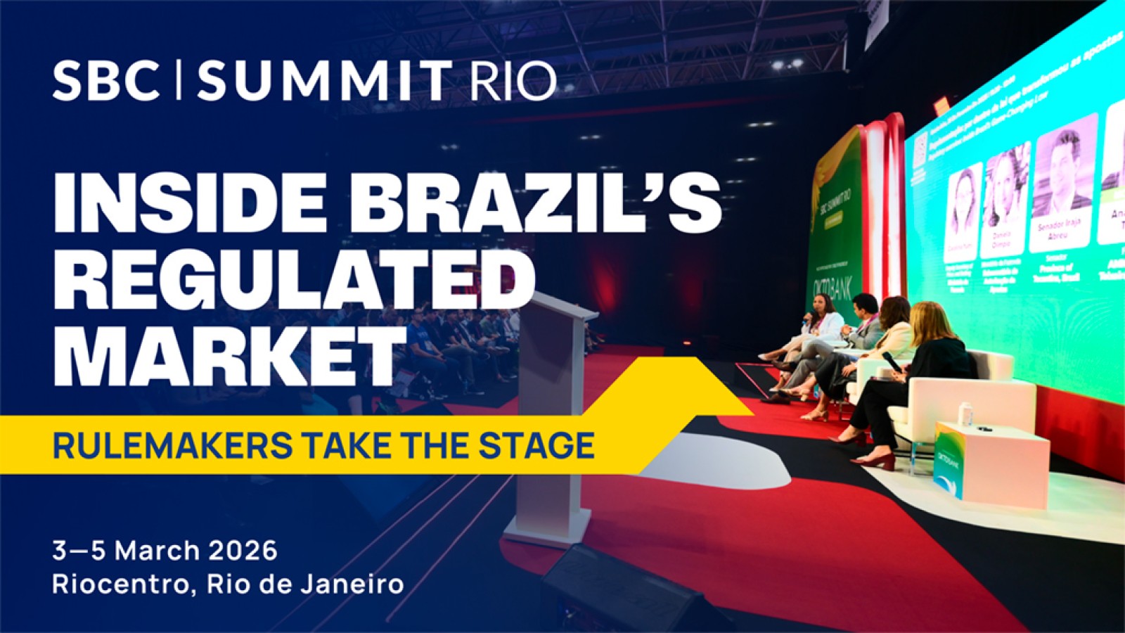 Brazil’s Key Betting Regulators to Speak at SBC Summit Rio 2026