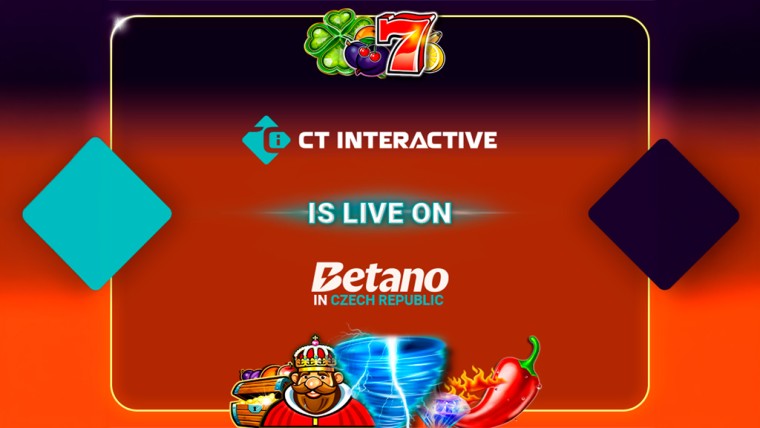 New collaboration: CT Interactive goes live on Betano.cz
