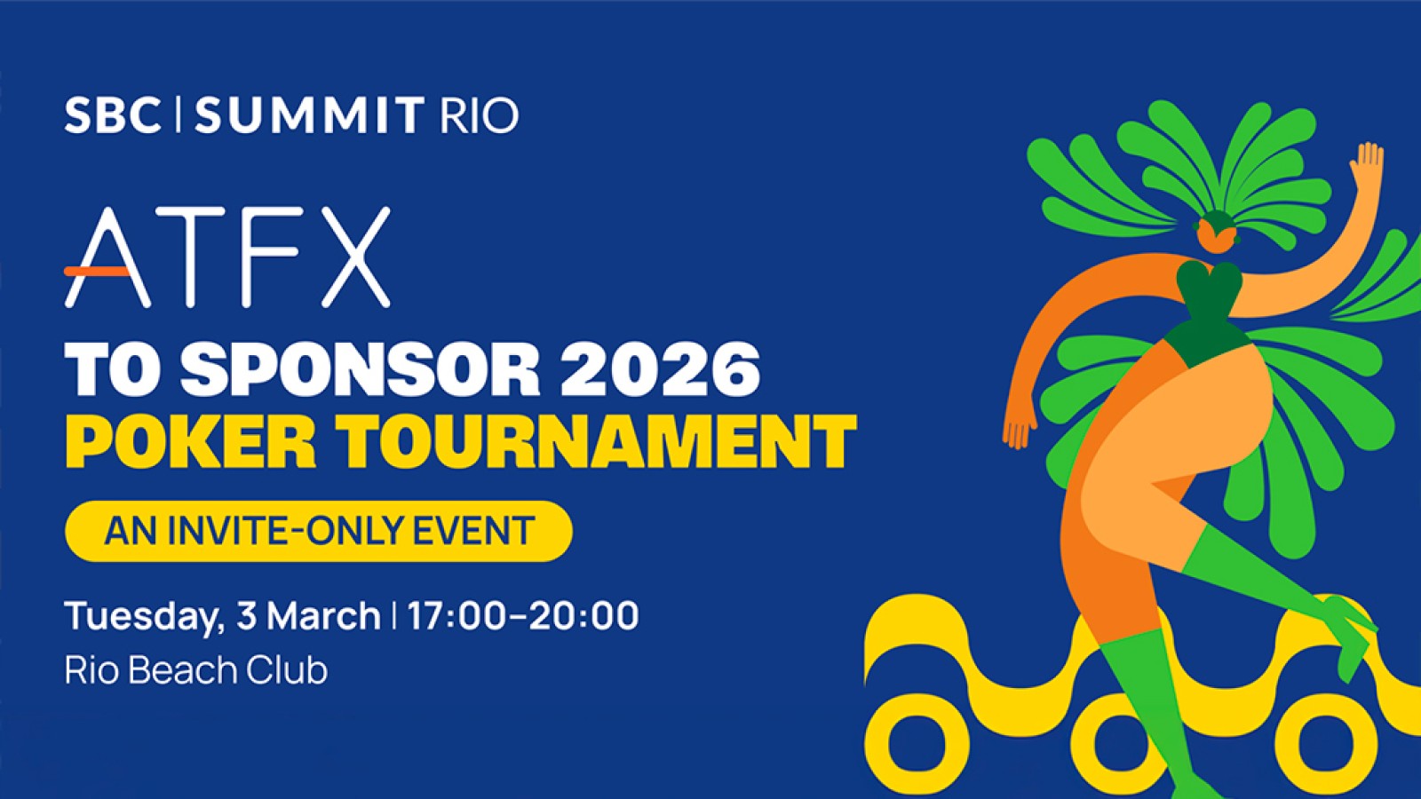 ATFX to Headline the SBC Summit Rio 2026 Poker Tournament as Official Sponsor
