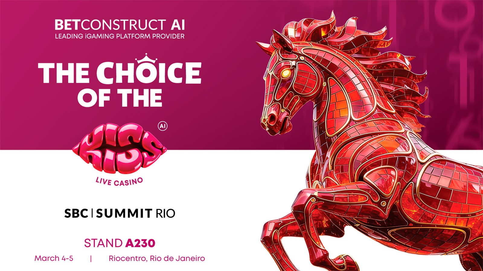 BetConstruct AI Showcases a New Era of AI-Driven iGaming for Brazil at SBC Summit Rio 2026