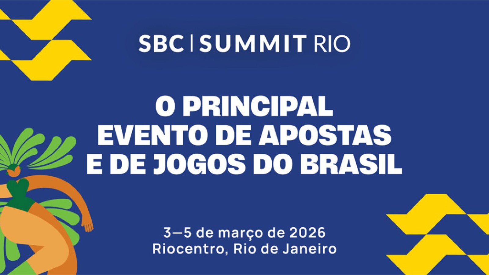 Brasil assume o centro das atenções com o lançamento do SBC Summit Rio 2026 na próxima semana