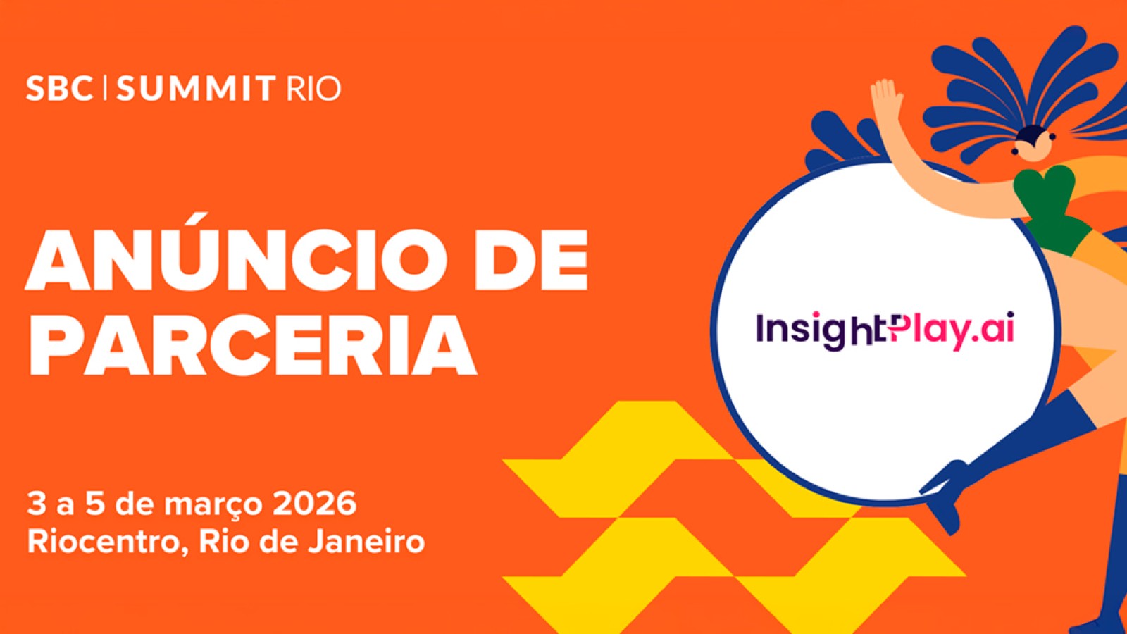 SBC nomeia a InsightPlay.ai como Parceira Oficial de IA para o SBC Summit Rio