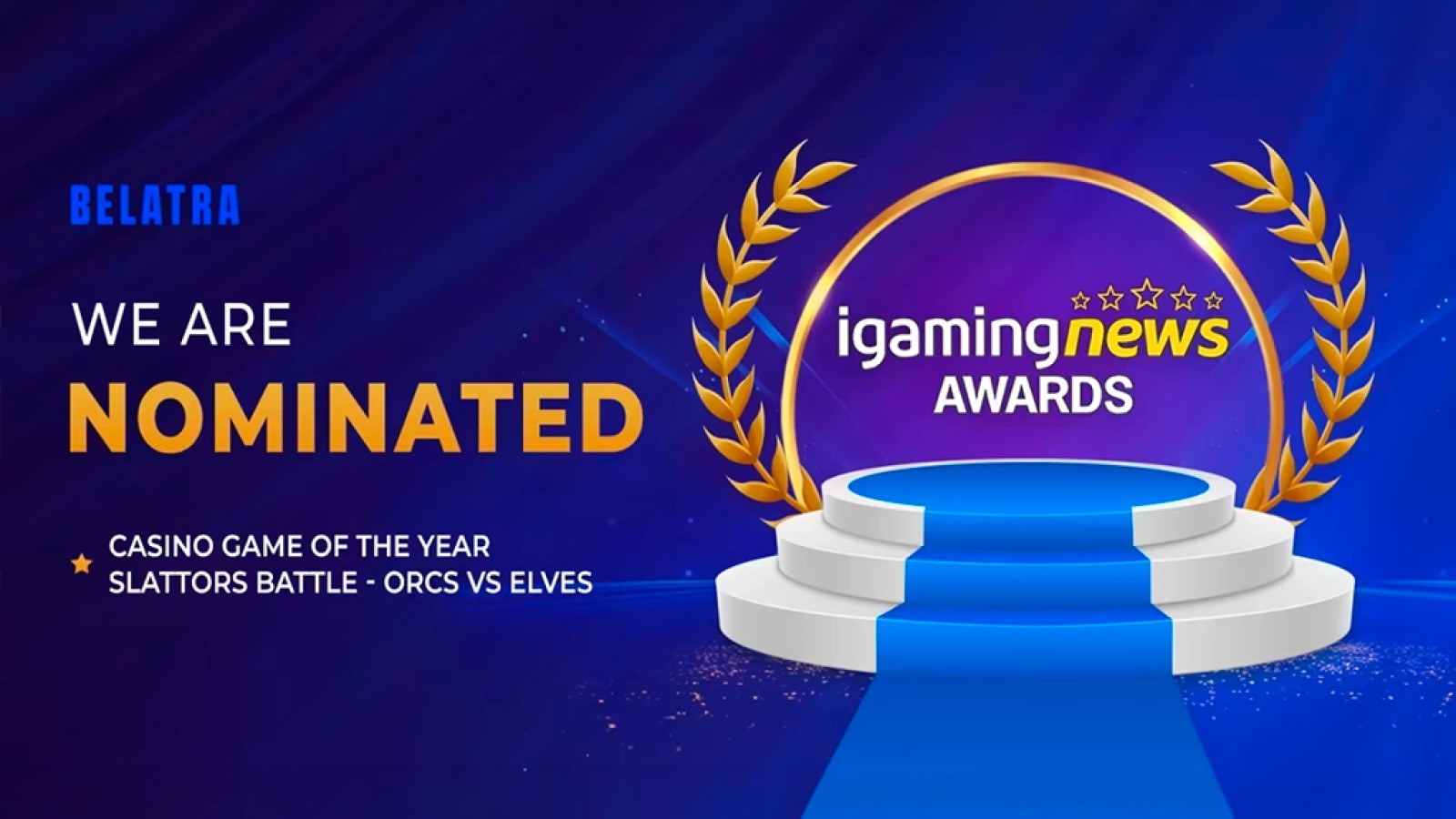 Belatra Slattors Battle - Orcs vs. Elves nominated as Casino Game of the Year at SiGMA Awards 2026 AFRICA