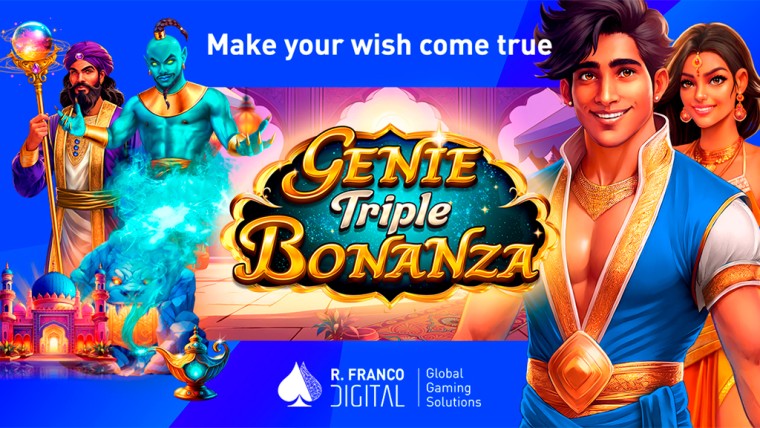R. Franco Digital released its high-volatility slot Genie Triple Bonanza