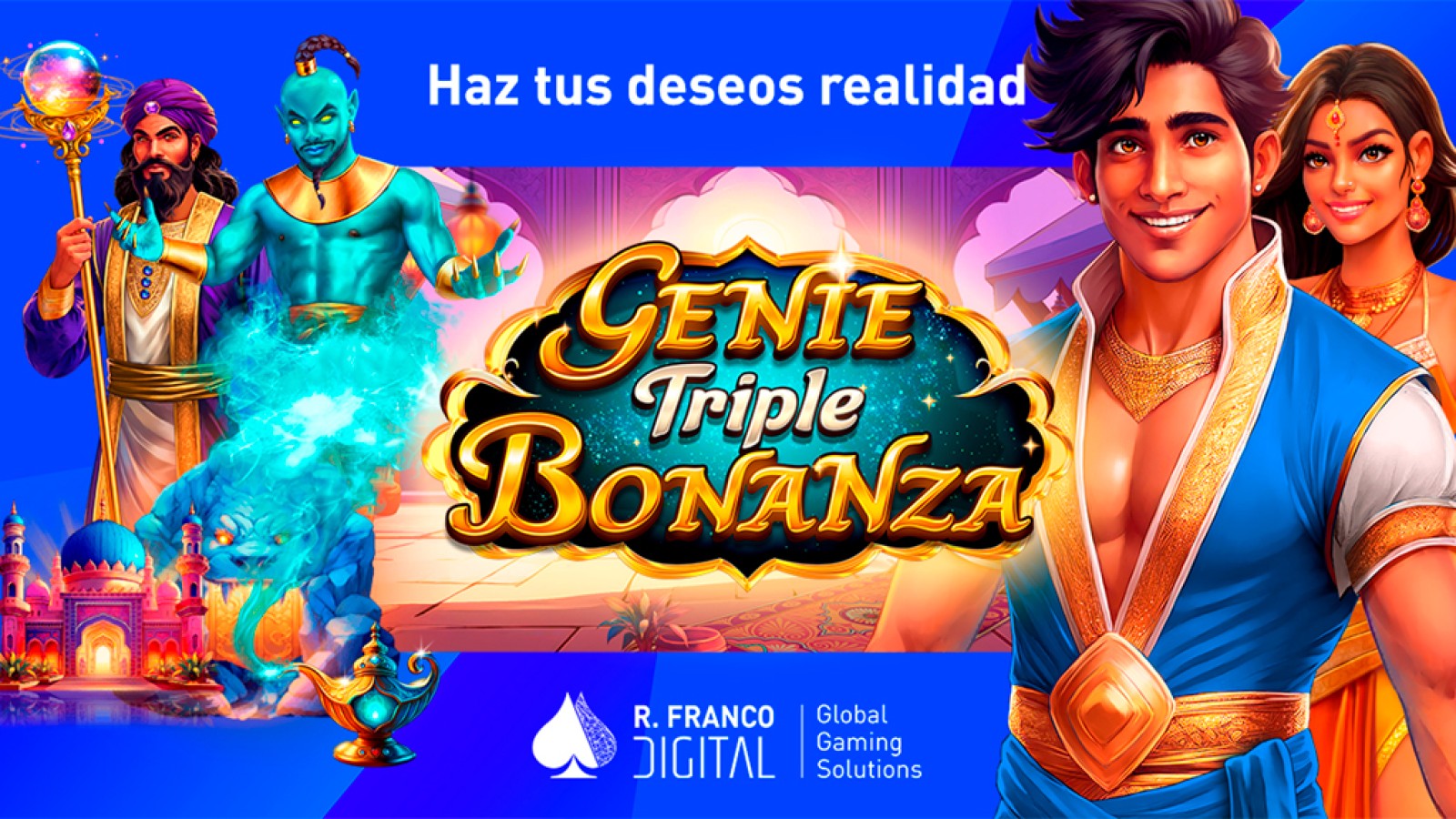 R. Franco Digital lanza su tragamonedas de alta volatilidad Genie Triple Bonanza