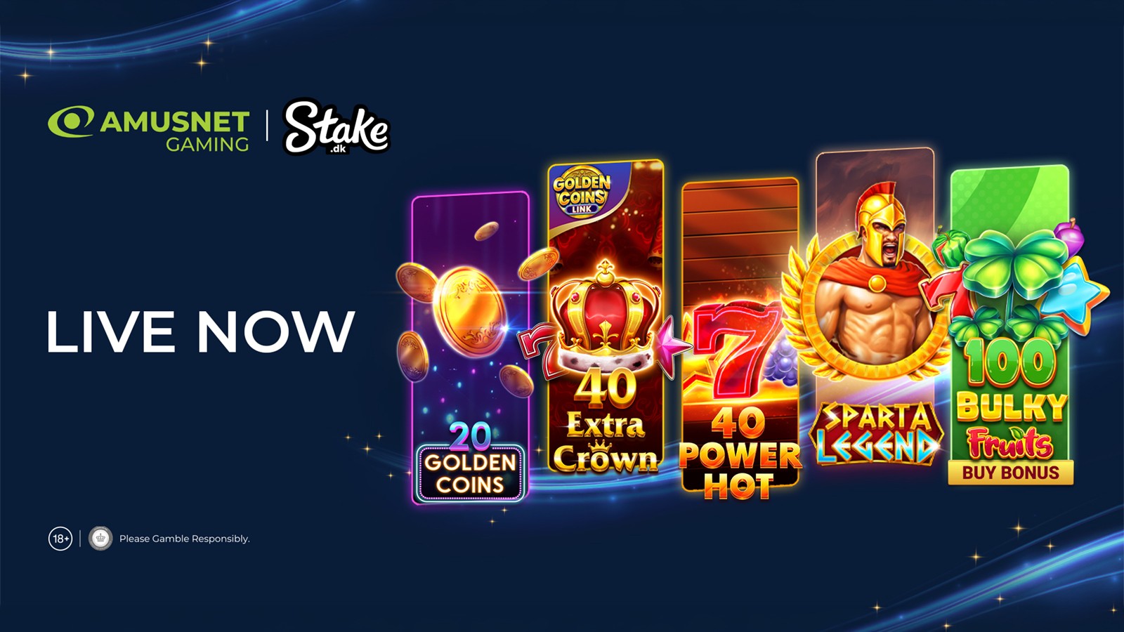 Amusnet Gaming Expands European Presence with Strategic Content Partnership with Stake Denmark