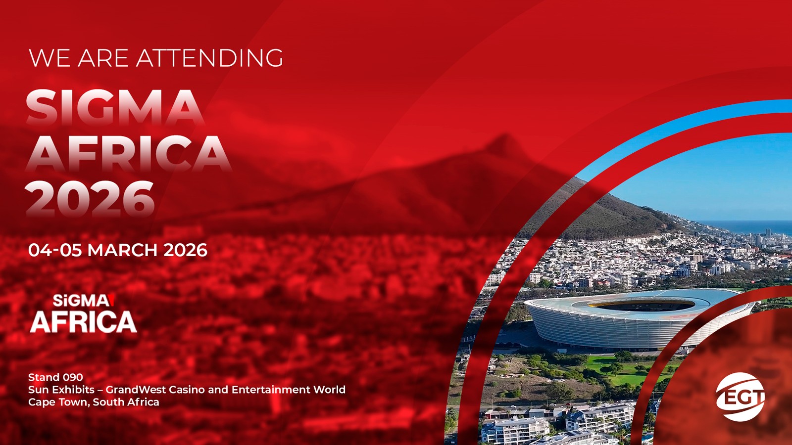 EGT refuerza su presencia en el mercado africano en SiGMA Africa 2026