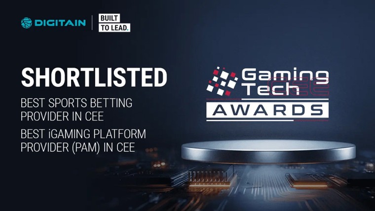 Digitain Shortlisted in Two Key Categories at the GamingTECH CEE Awards