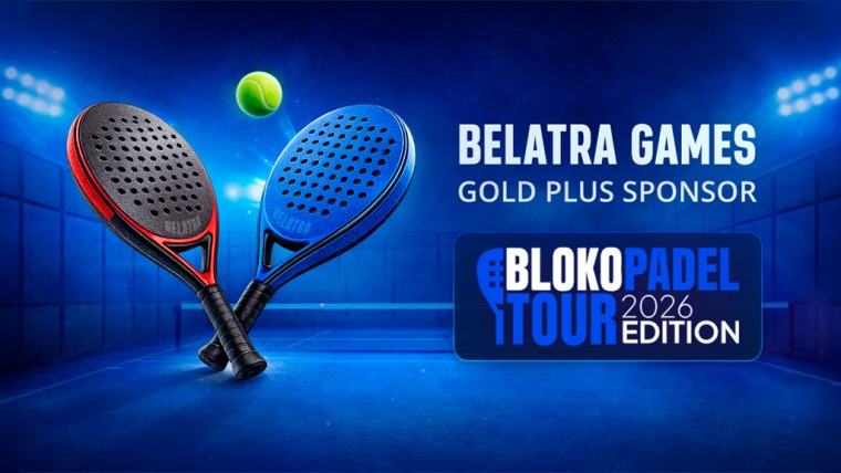 Belatra Games joins as a Gold Plus Sponsor at the launch of the Bloko Padel Tour 2026