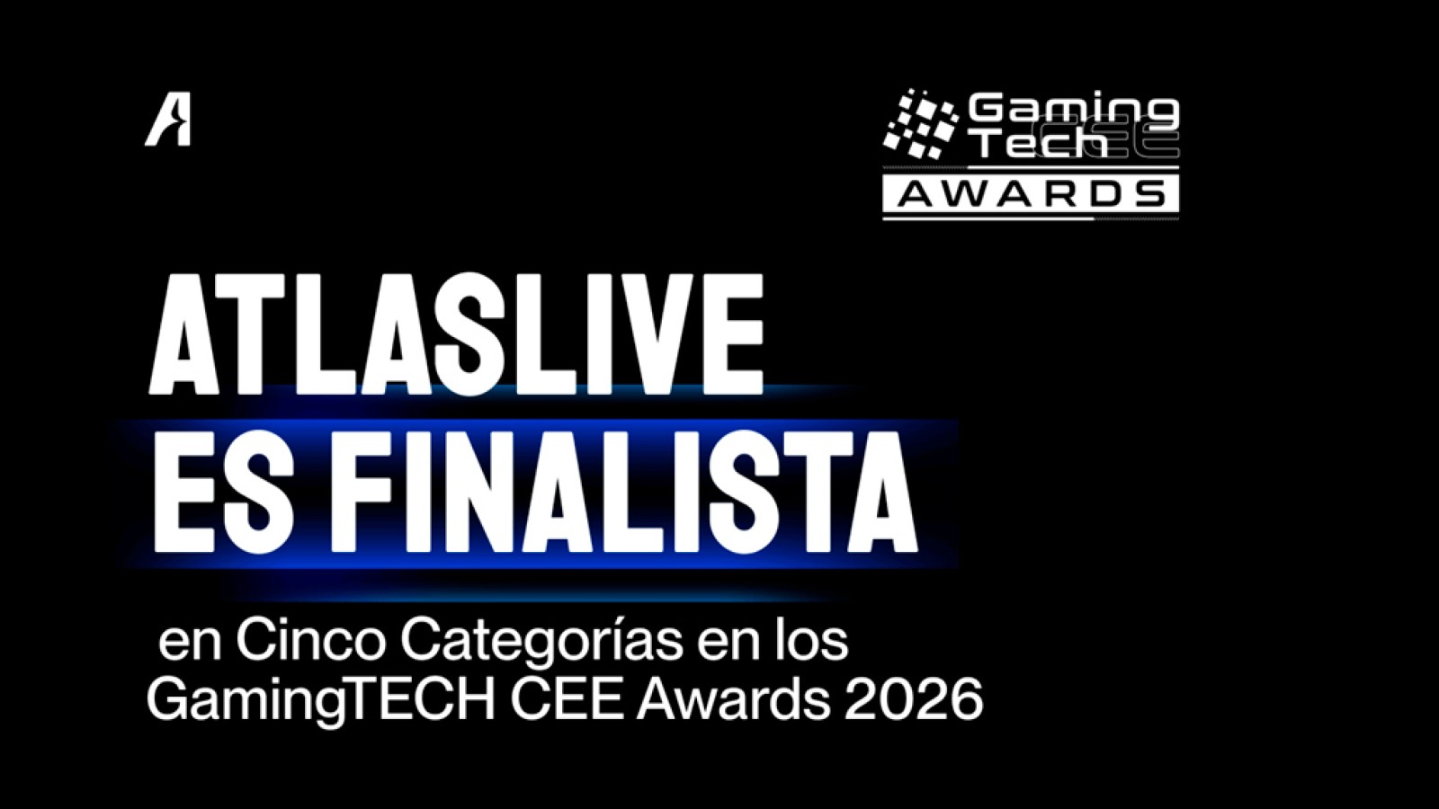 Atlaslive nominada como Mejor Proveedor de Plataforma iGaming y Proveedor de Apuestas Deportivas en los GamingTECH Awards