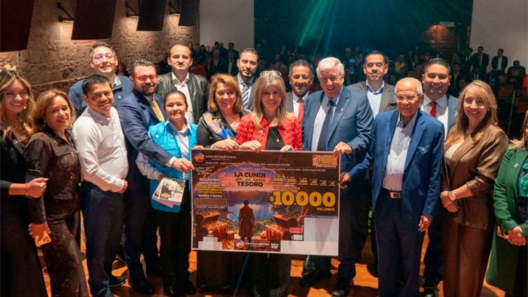Coljuegos remarca que Lotería de Cundinamarca celebró sus 214 años con más de $32,700 millones transferidos a la salud