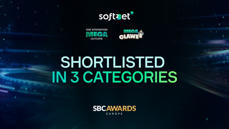 Soft2Bet shortlisted in three categories at SBC Awards Europe