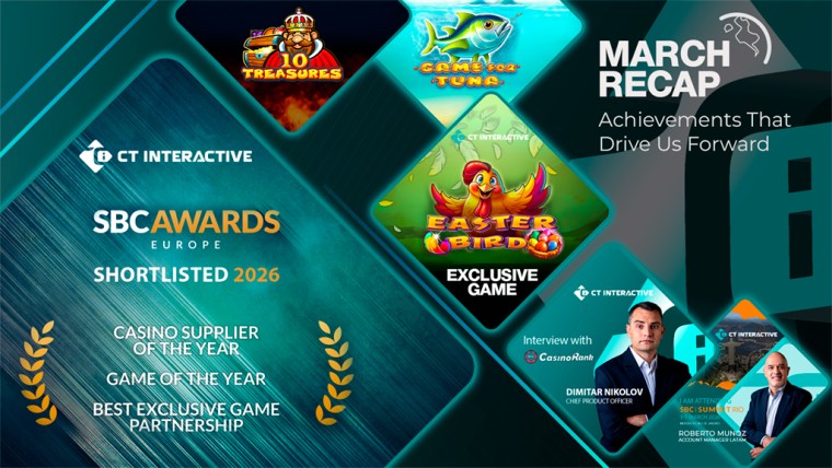 CT Interactive Accelerates Global Growth with New releases and Strong Industry Presence in March