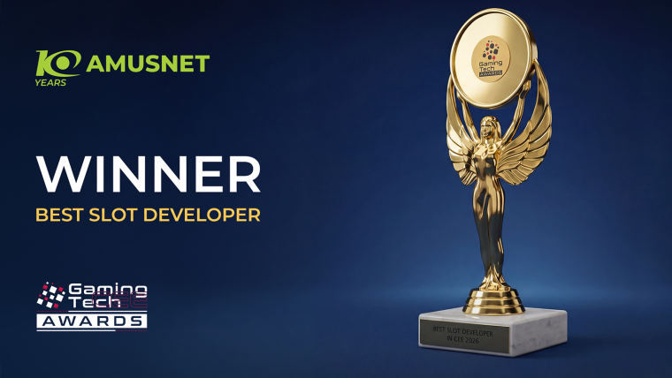 Amusnet Awarded at the GamingTECH Awards 2026