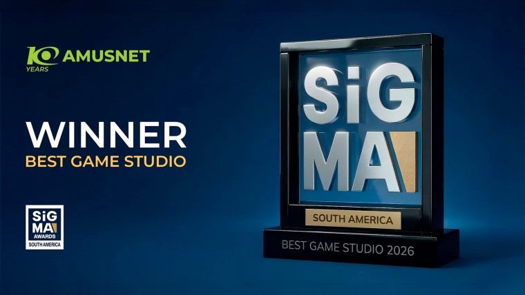 Amusnet wins Best Game Studio at SiGMA Awards South America 2026