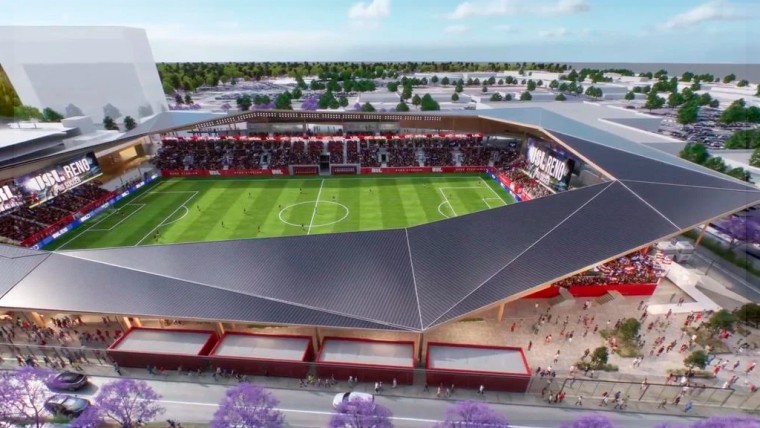 Reno stadium proposal combines soccer with hotel-casino, food, and retail spaces