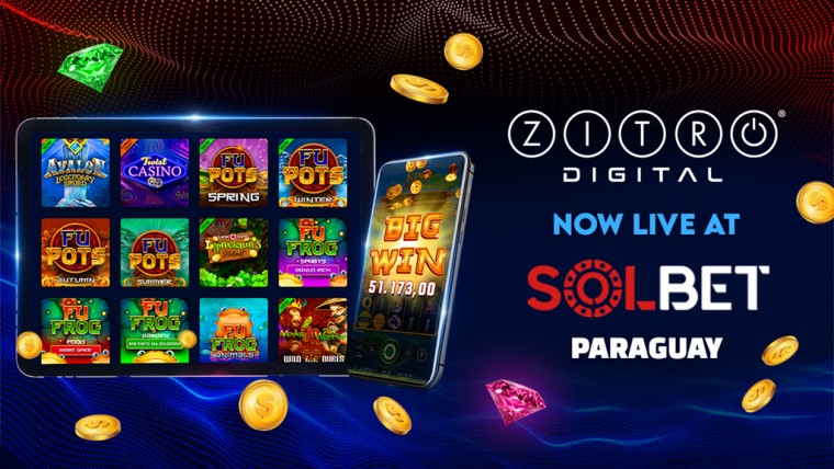 Zitro Digital Titles Now Live on Solbet in Paraguay