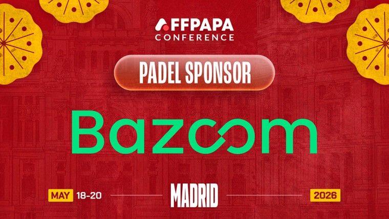 AffPapa Conference Madrid 2026: Bazoom joins as official padel sponsor