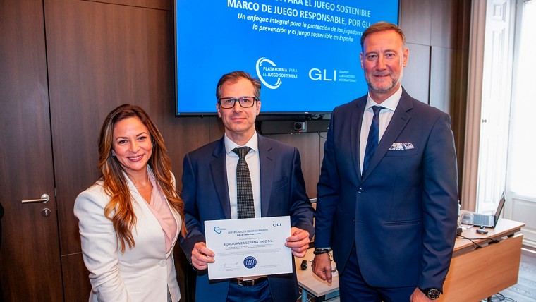 EGT España obtiene la validación GLI y el Sello de Juego Responsable, fortaleciendo las credenciales ESG