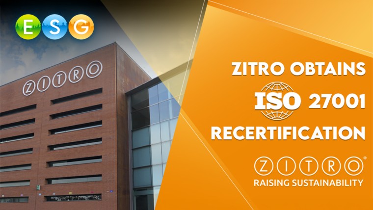 Zitro renews ISO 27001 certification in Barcelona