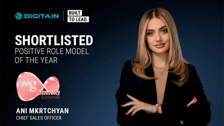 La directora de ventas de Digitain, Ani Mkrtchyan, nominada a los WIG Diversity Awards 2026