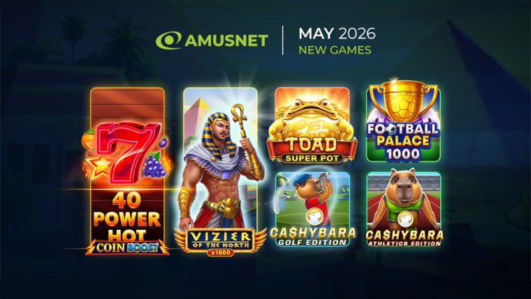 Amusnet lanza nuevos títulos en mayo