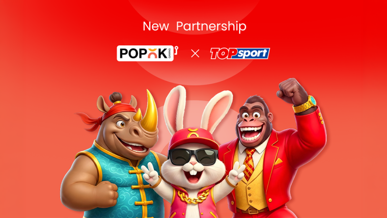 PopOK Gaming anuncia sua cooperação oficial com a TOPsport
